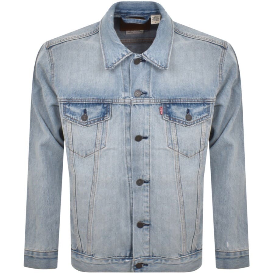 Levis Light Wash Trucker Denim Jacket Blue